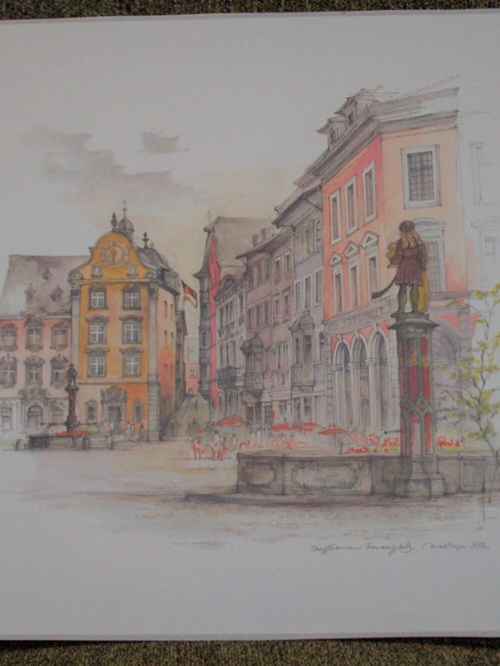 **Moving Sale** European Town Square Rendering
